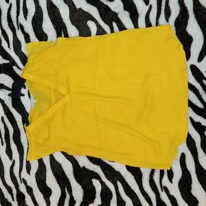 Yellow Chaus New York Top Size Medium